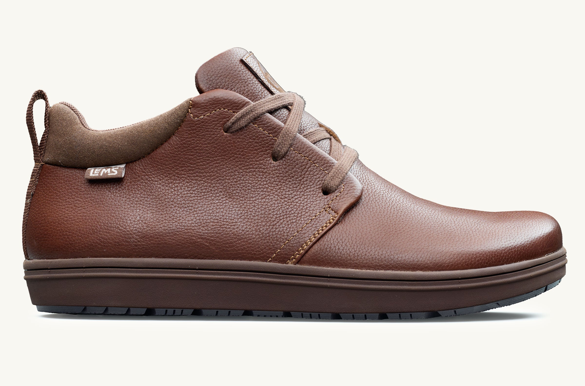 Lems Shoes Chukka Grip Chestnut M6 W7.5