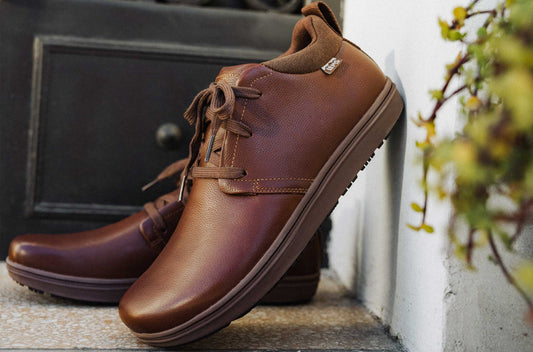 Leather shoes casual mens online