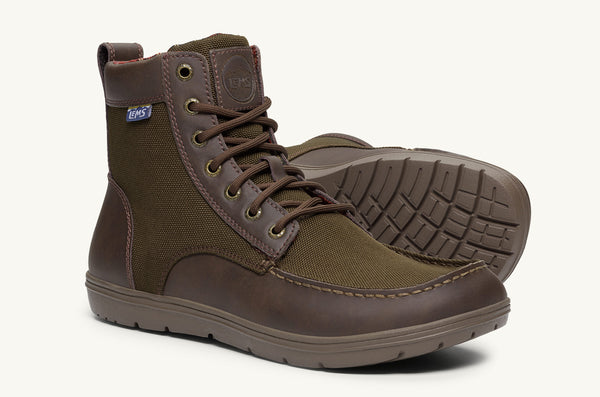Leather Boulder Boot, Men's Zero Drop Minimalist Boots