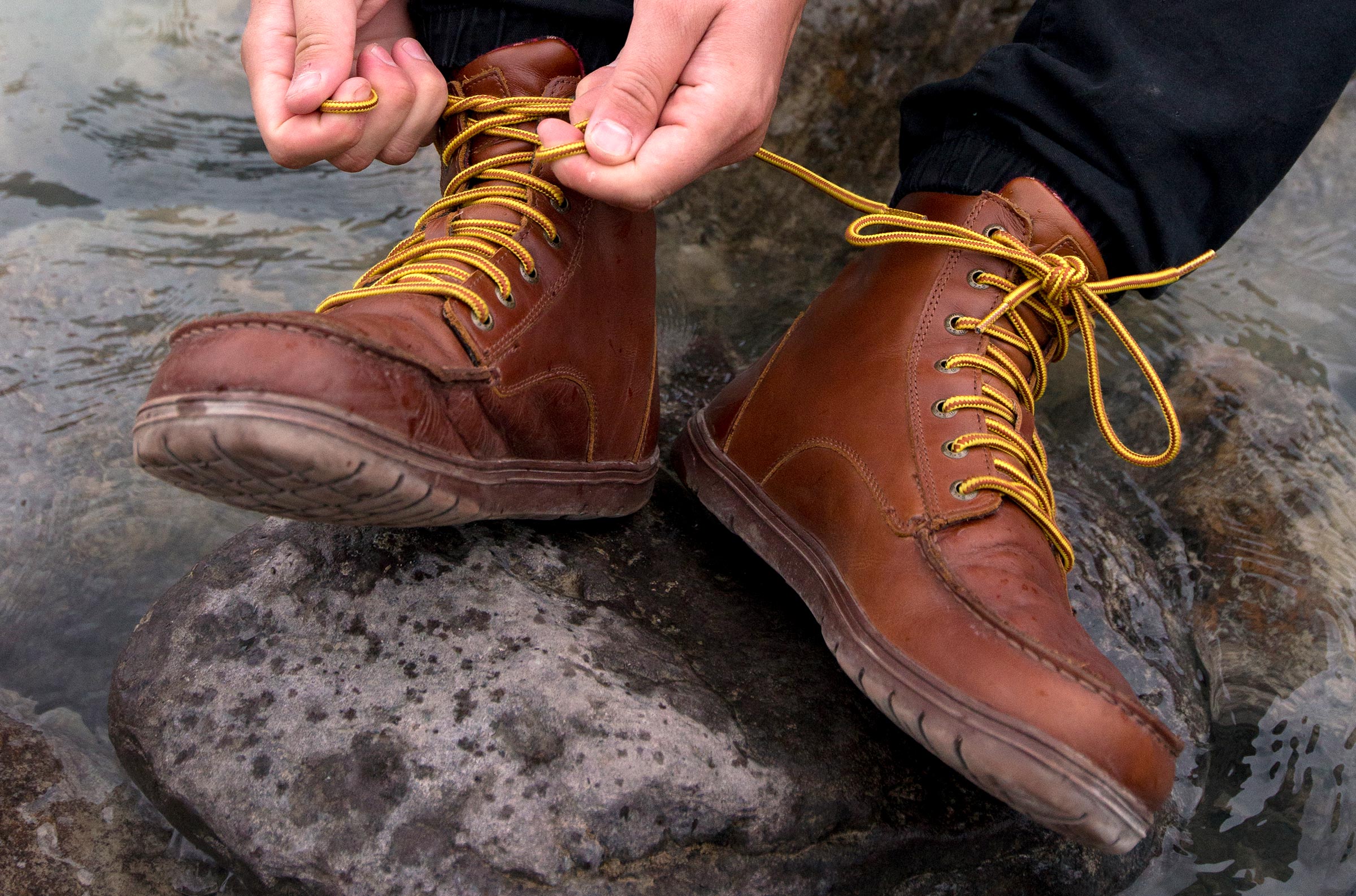 Leather on sale shoe boots